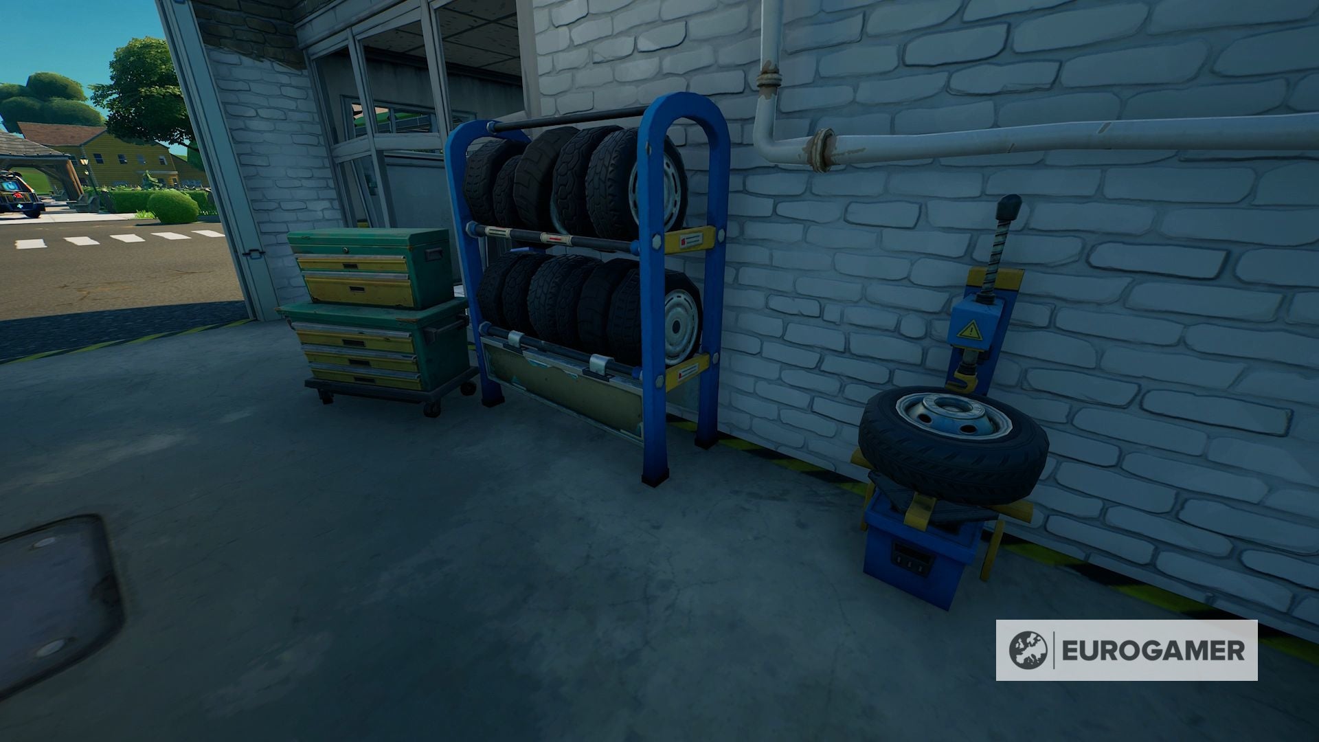 Fortnite OffRoad Tire locations How to get Chonkers OffRoad Tires